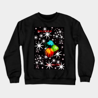 Christmas balls and stars Crewneck Sweatshirt